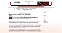 Desktop Screenshot of alforjapoesia.com